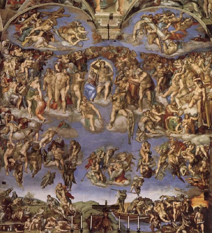 Michelangelo Buonarroti Last Judgement oil painting picture